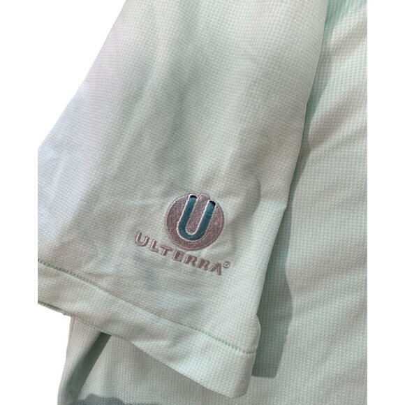 Peter Millar Polo Shirt Mens Large L Green Golf Summer Crown Comfort Rugby | Q1 - Picture 6 of 6